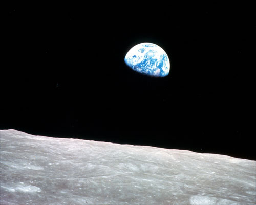 Earthrise from Apollo 8